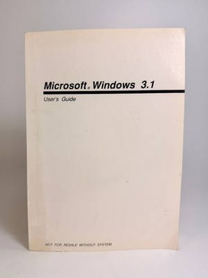 Rare Vintage 1991 Microsoft Windows Version 3.1 User s Guide