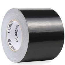 Black Duct Tape 3 inches x 55 Yards 164 ft , Strong, Flexible, No Residue ...