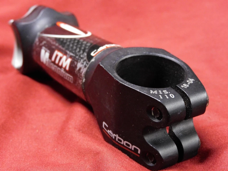 VGC 11 cm Threadless Black ITM Millenium Carbon Stem 1" x 110 mm x 26.0 mm 151 g - Image 3 of 4