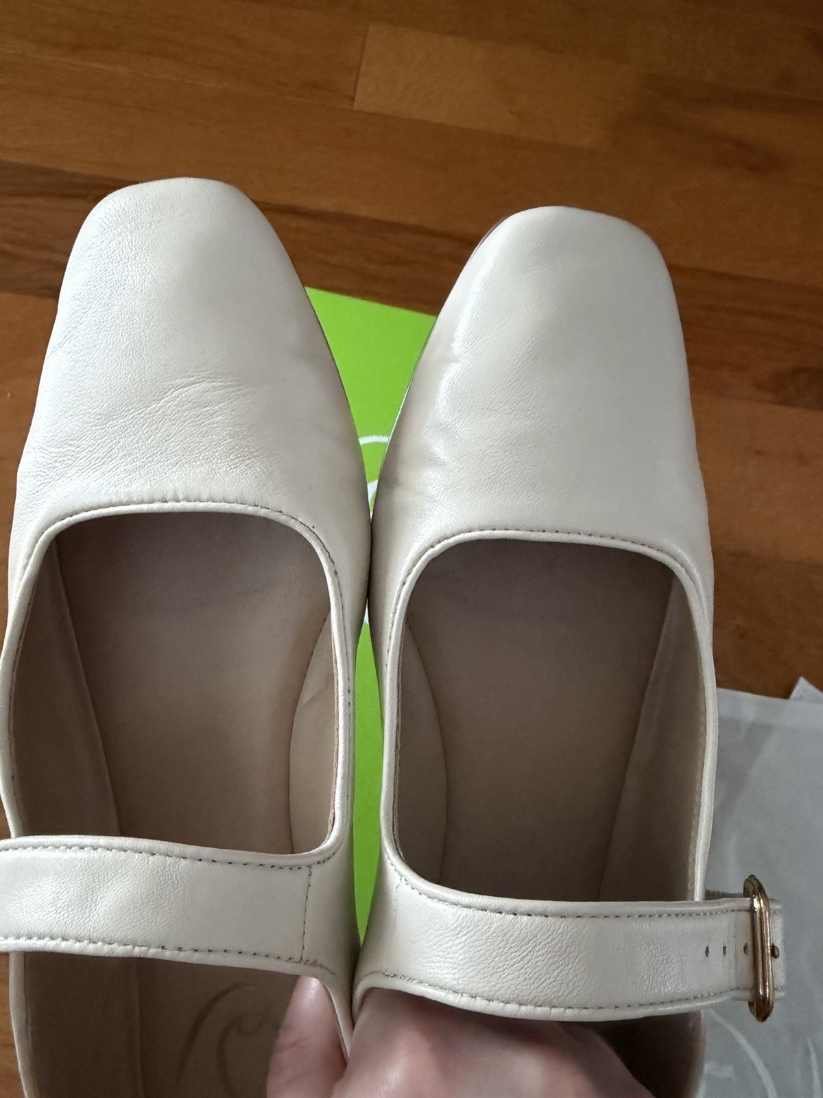 sam edelman michaela ivory flats shoes size 10 In excellent condition image 9