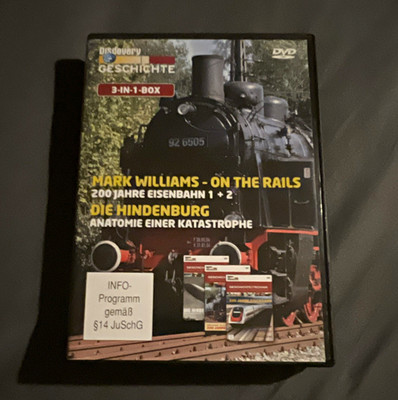 Discovery Geschichte DVD 3-in-1-Box On the Rails/200 Jahre/ Hindenburg