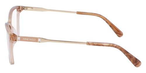 Nine West NNW Eyeglasses Women Sand Crystal 53mm New 100% Authentic - Picture 3 of 7