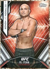 2015 Topps Chronicles UFC BJ PENN Octagon Of Honor Insert #HONOR-3
