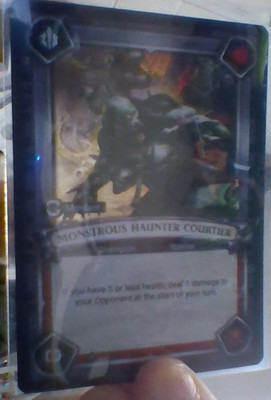 Warhammer Age Of Sigmar Champions Savagery TCG: Monstrous Haunter Courtier FOIL
