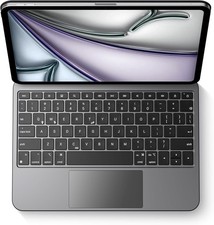 Magic Keyboard Case for Apple Ipad Pro 11-Inch M4 2024: Wireless Aluminum Alloy