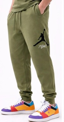 Jordan Essential Fleece Baseline Pant Herren Jogginghose Olive FD7345 Größe M-XL