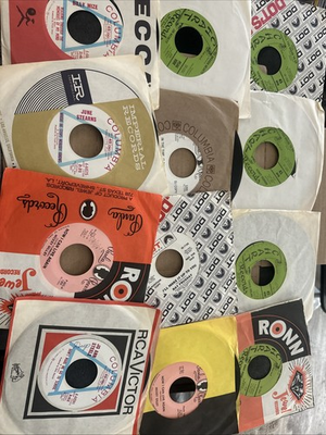#ad Promo Vintage 45rpm Vinyl Record LOT OF 12 RECORDS All Promo Records VG Lot 1A $16.99