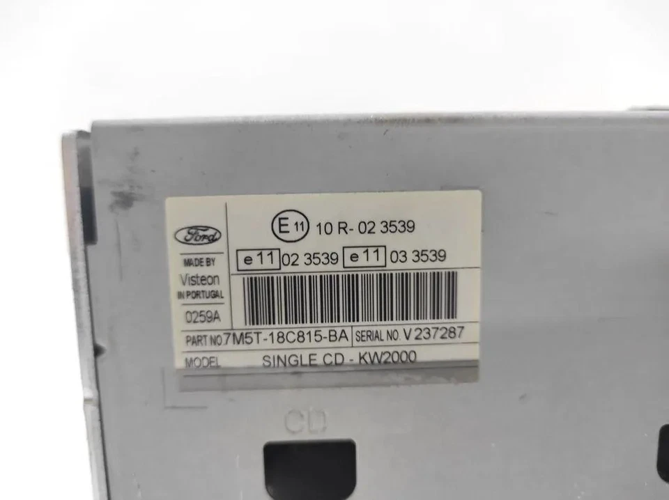 FORD FOCUS IV HN Musik-Player mit GPS 7M5T18C815BA 1.8 Benzin 92kw 2007 33234571 - Bild 4 von 4