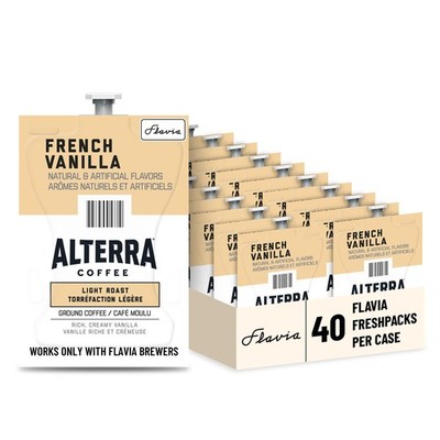 Flavia Alterra French Vanilla Coffee Freshpacks works 40 Count (Pack of 1) 
