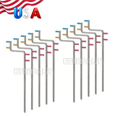 10 Pcs Universal Metal Aiming Arm Color Coded XCP Style X-Ray Aligning System