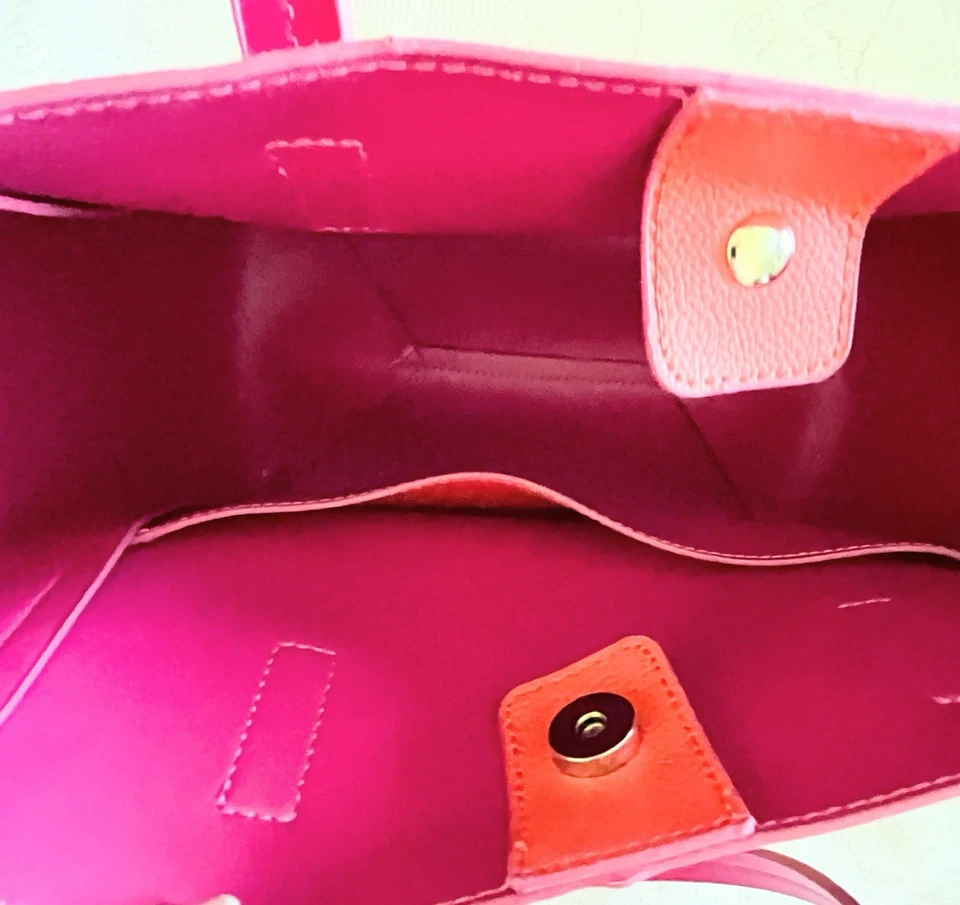 Bolso Tommy Bahamas Fax Espuma Naranja Púrpura Foto 2 de 4