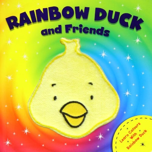 Радужная утка Peekaboo (настольная книга) Мягкая на ощупь (ИМПОРТ из Великобритании)