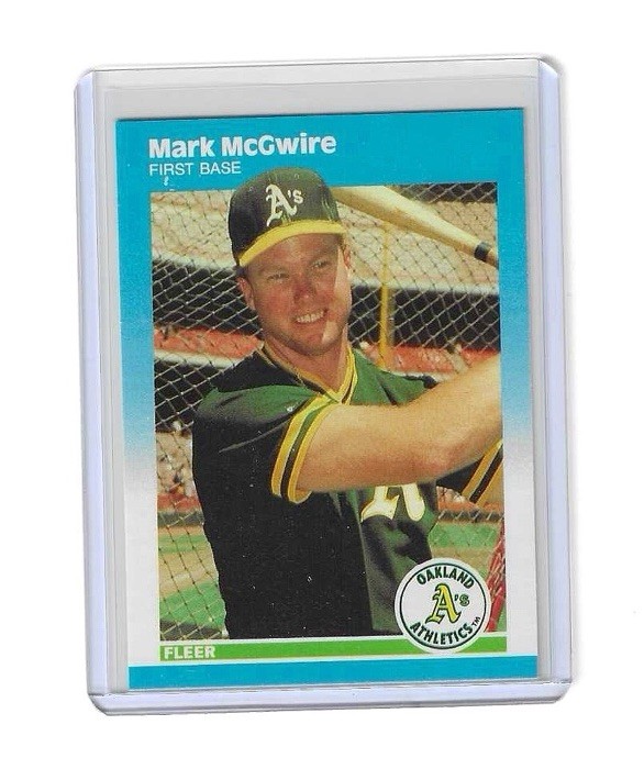1987 Fleer Update Collector's Edition Glossy Mark McGwire #U-76