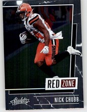 2020 Panini Absolute Red Zone Nick Chubb #NC CLE
