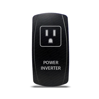 CH4x4 Rocker Switch Power Inverter Symbol -  Red LED