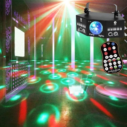 Disco Magic Ball Party Lichter LED Nachtlicht DMX Laserstrahl Projektor - Bild 6 von 6