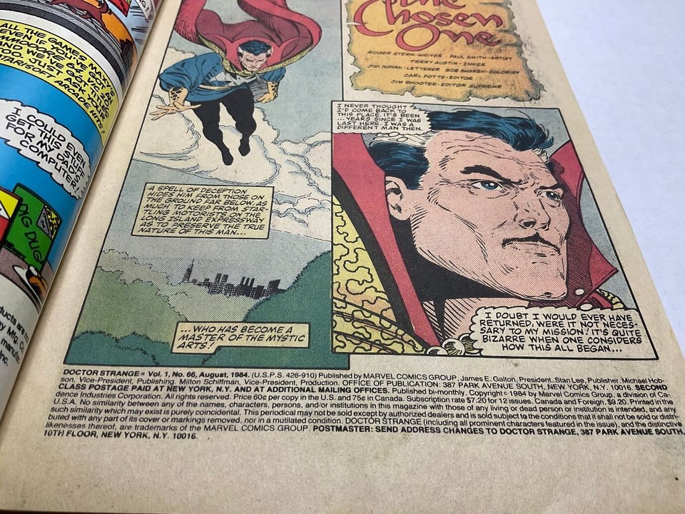 Doctor Strange Comic Book (Issue 66) The Chosen One (Copper Age)😍 eBay