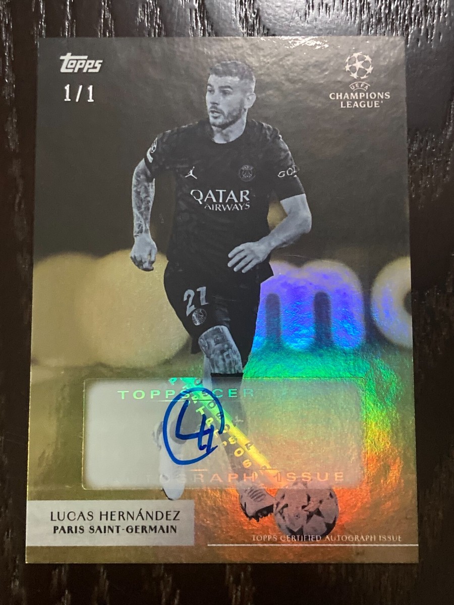 2023-24 Topps Simplicidad Lucas Hernandez 1/1 one of one 1of1 Auto 