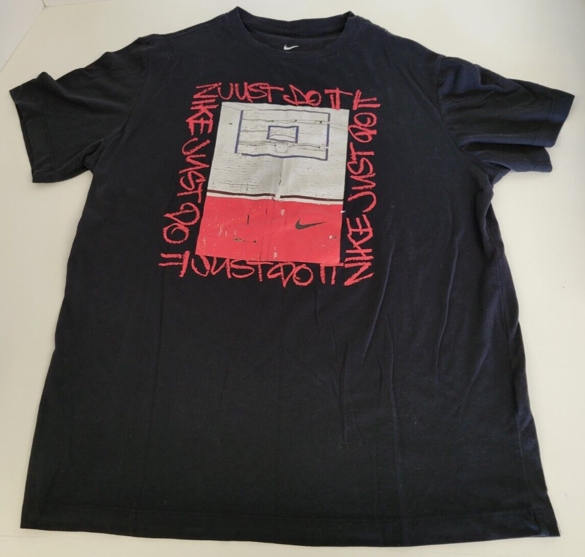 大人気 NIKE Athletics Short-Sleeve T-Shirt バックプリント◎ Black Nike Just Do It Athletic Short Sleeve Dri-Fit T-Shirt