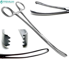 Vulsellum Forcep 9" Teeth 4X3 Teale Uterine Surgical Premium Instruments