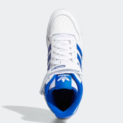 New Adidas Forum Mid Originals Shoes Sneakers - White/ Royal Blue
