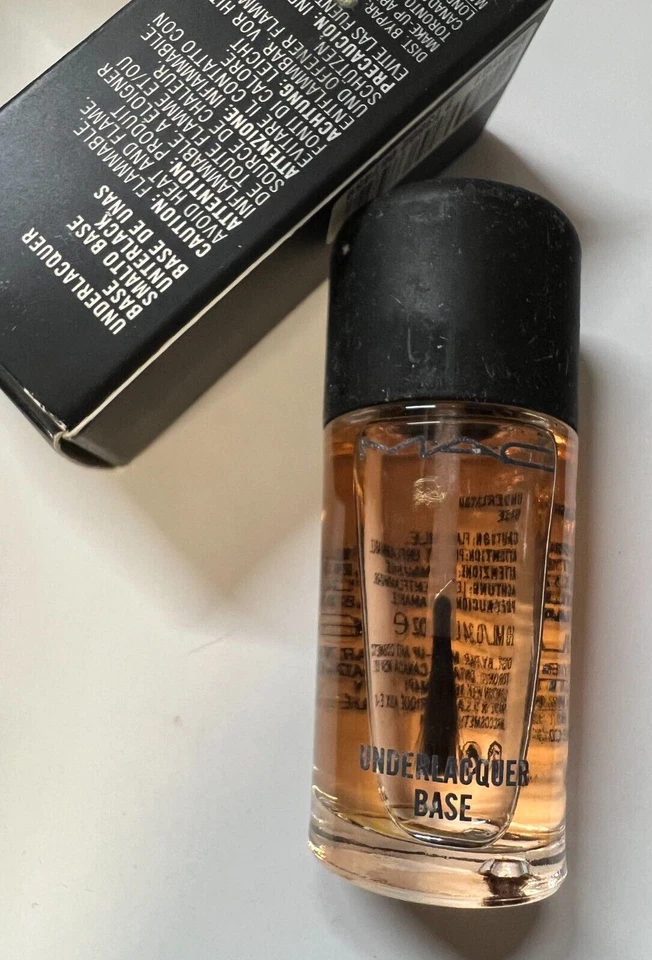 MAC лак для ногтей под лак основание 10 мл / 0,34 унций лак для ногтей новый в коробке - РЕДКАЯ - Изображение 3 из 4