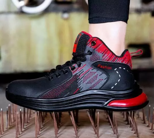 Steel toe high top tennis best sale shoes