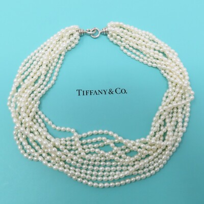 Tiffany & Co. Paloma Picasso パール ネックレス NYJEWEL Tiffany & Co. Paloma Picasso 925 Silver Multi Strands
