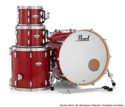 Pearl PMX Professional Maple Sequoia Red Drum Shells NoMount/Virgin  22_10_12_16