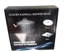 Silver High Pressure Angle Adjustment Luxury Rainfall Shower Head