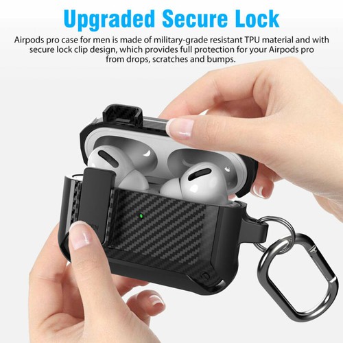 For AirPods Pro/3rd Generation Case Rugged Silicone/TPU Shockproof Armor Cover - Picture 4 of 26