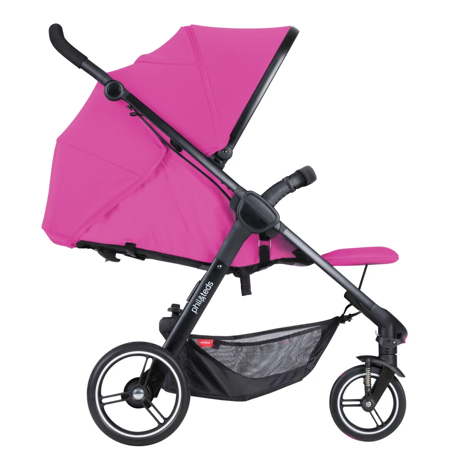 Cochecito Phil&Teds Smart 3 en frambuesa ¡¡Nuevo!! ¡Envío gratis!! Foto 2 de 4