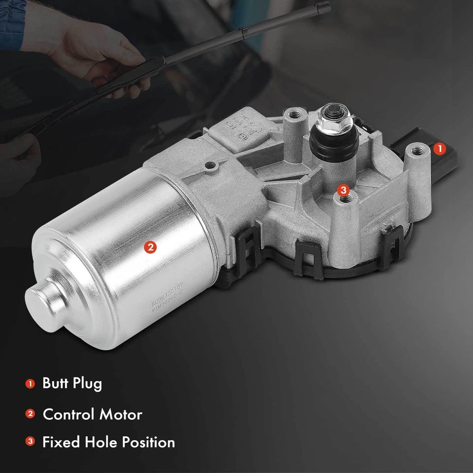 Motor limpiaparabrisas delantero para Chrysler Sebring 04-09 Dodge Avenger Stratus Foto 4 de 4