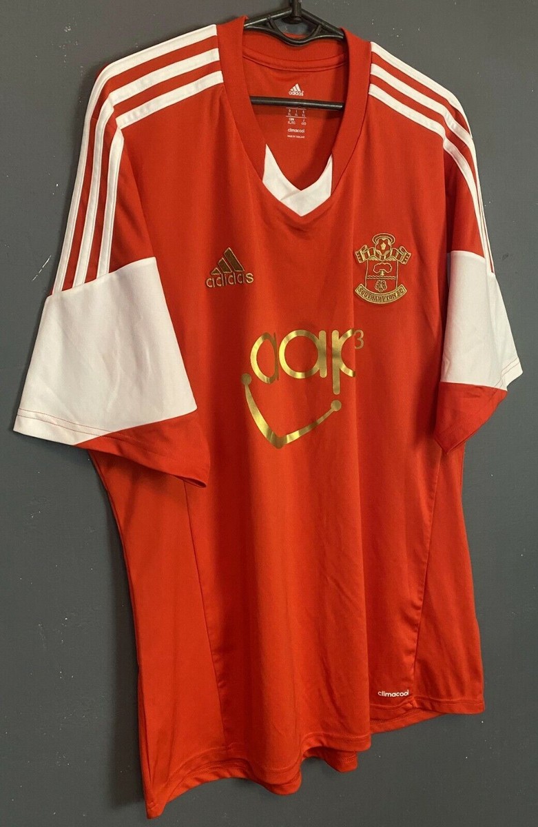 MEN ADIDAS FC SOUTHAMPTON 2013/2014 SOCCER FOOTBALL SHIRT JERSEY MAILLOT SIZE XL