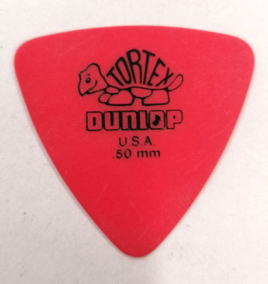 Dunlop Tortex Triangle Guitar Pick 0.50mm Thickness Red US