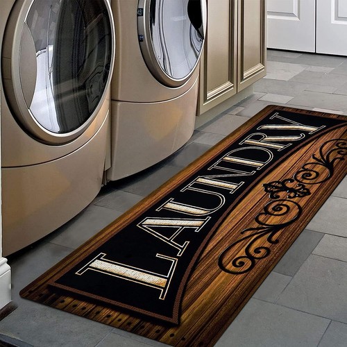 20"x60" Laundry Room Rug Washable Non Slip Runner for Mudroom, Kitchen