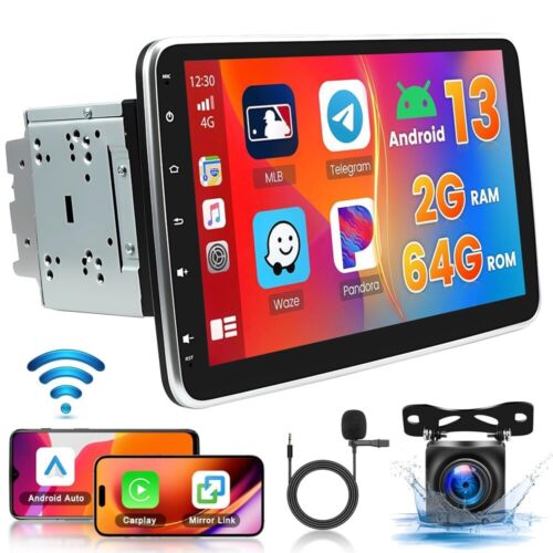For Nissan Apple CarPlay Android 13 Car Stereo 64G Radio GPS Navi WiFi FM+Camera