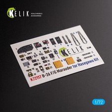 Interior 3D Decal Aircraft B-26 F/G Marauder (for Hasegawa) 1:72 KeliK K72117