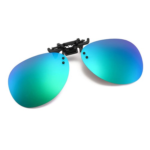 Polarized Anti Glare Flip Up Clip On Sunglasses 100% UV Protection Driving - Picture 6 of 21