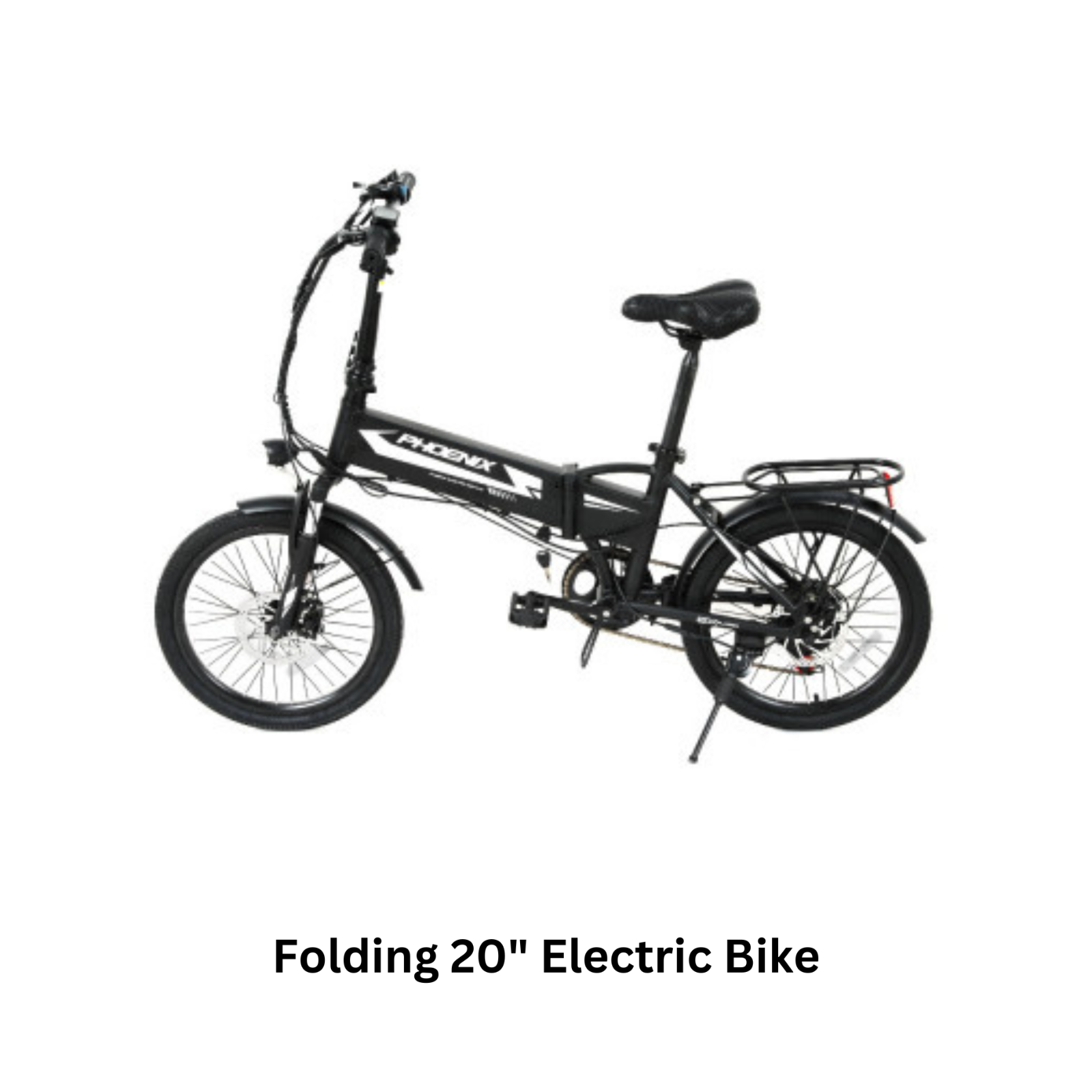 20" Electric Bike Light Weight Folding eBike Removable Battery 25km