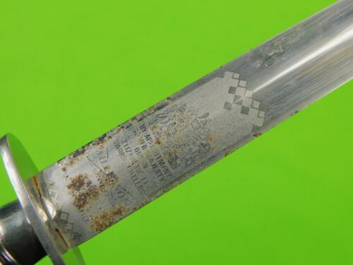 Vintage British English Wilkinson Fairbairn Sykes Stiletto Fighting Knife Dagger - Picture 16 of 22
