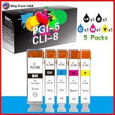 5PK PGI 5 CLI 8 Ink Cartridge PGI-5 CLI-8 for PIXMA MX850 Printer
