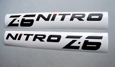 Nitro Z6 Fishing Boats Replacement Decals SET OF 2 Vinyl Decal Stickers