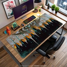 Dark Lord Sauron LOTR Mouse Pad, Nazg l Ringwraiths Desk Mat, Lord of the Rings
