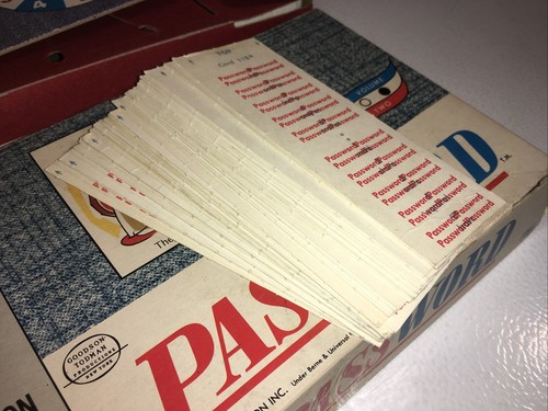 Vintage PASSWORD Game 1962 Volume 2 Milton Bradley - Picture 4 of 8
