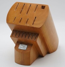 Chicago Cutlery Fusion Wood Knife Block Holde...