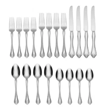 Oneida Stainless Flatware Set  -  BOUTONNIERE Service for Four  - 20pc Set N/O