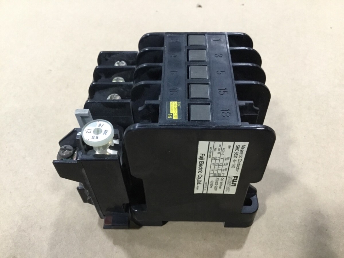 Fuji Electric SRC 3631-5-1/X Contactor 200/200-220V RCA3737 Fuji Electric SRC 3631-5-1/X Contactor 200/200-220V RCA3737