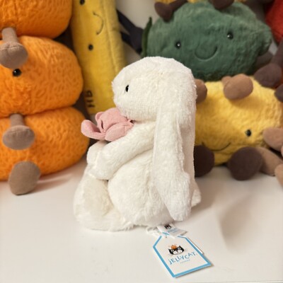 Jellycat Bashful Bunny 'Peony' BNWT - RETIRED Rare - 100