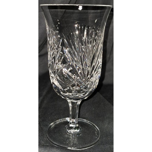 Vintage Gorham Cherrywood Clear Crystal Iced Tea Goblet, 6 7/8, 3 7/8 dia